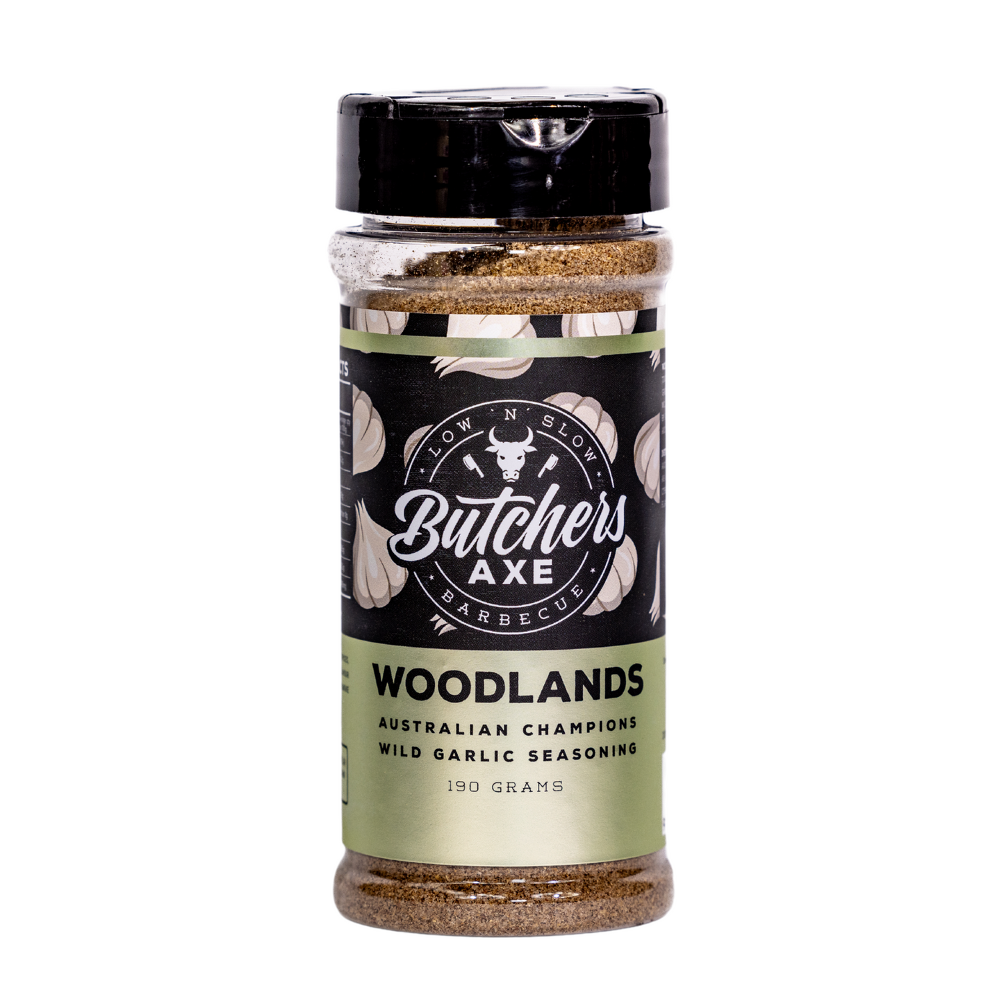 Butchers Axe BBQ “Woodlands” Garlic Seasoning