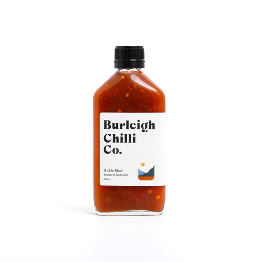 Ankle Biter Tomato Red Chilli hot sauce 200ml by Burleigh Chilli Co