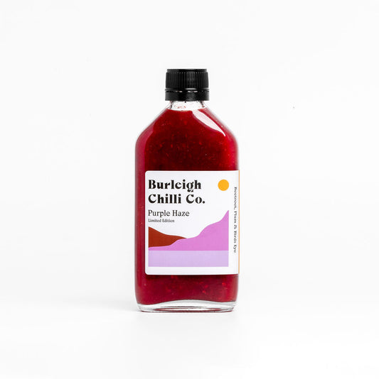 Purple Haze Limited Edition Beetroot Plum Birds Eye hot sauce 200ml by Burleigh Chilli Co